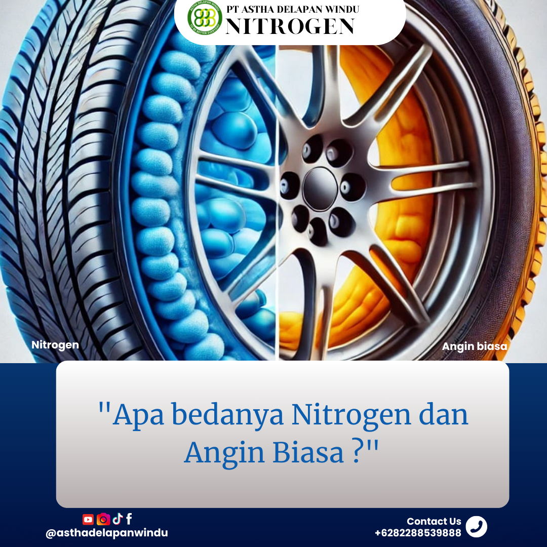 Perbedaan Nitrogen dan Angin Biasa untuk Ban Kendaraan: Mengapa Nitrogen Lebih Unggul?