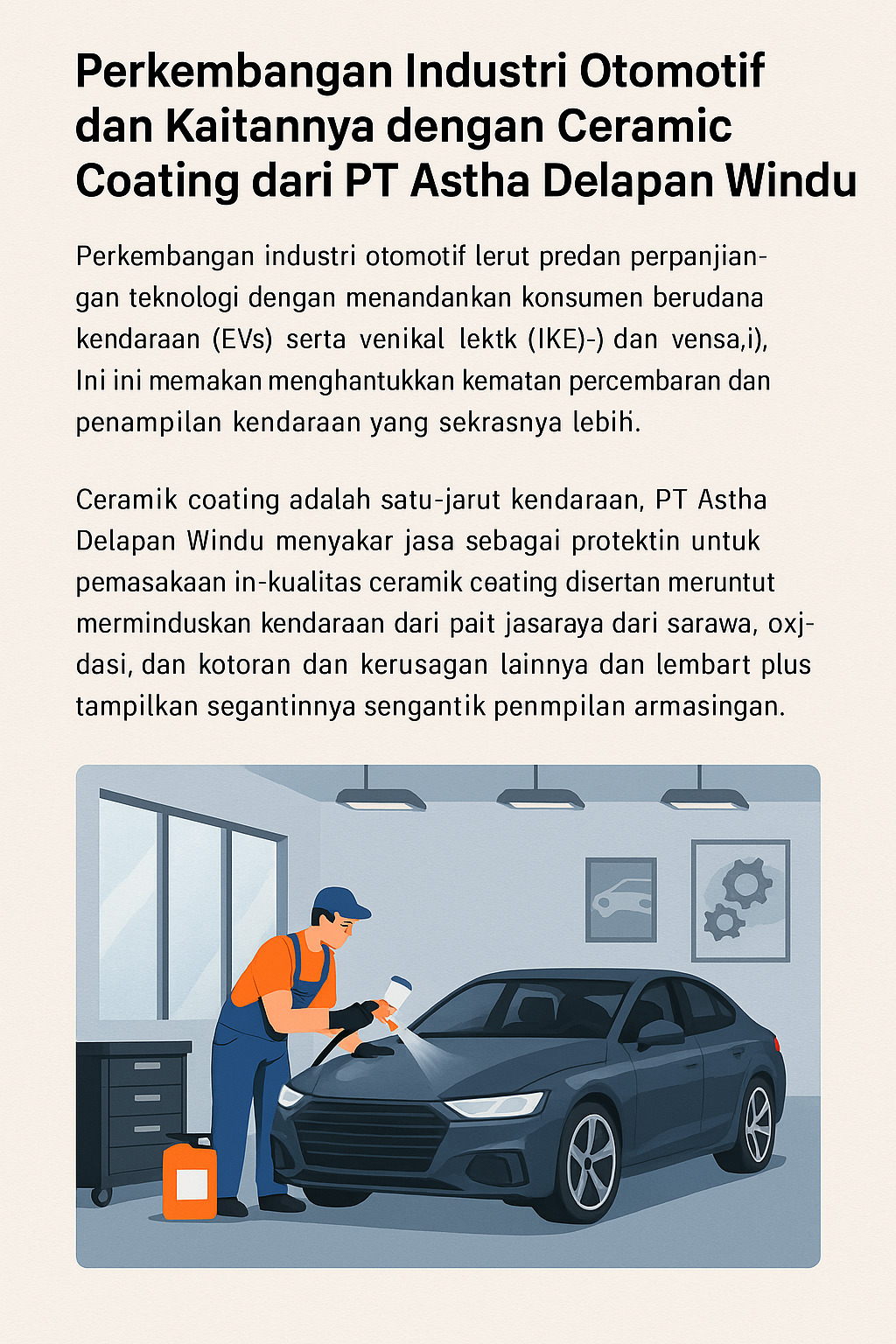 Gambar Artikel Perkembangan Industri Otomotif